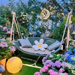 야외 스윙 벤치 정원 그네 해먹 2인 흔들의자 침대 소파