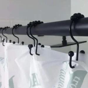 [LFMLLM42_58]후크 샤워 집게링 욕실 커튼 커텐 걸이