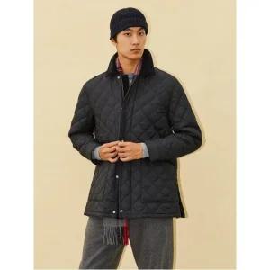 [빈폴멘] 다이아퀼팅 코트 - 블랙 (BC4930CP25)