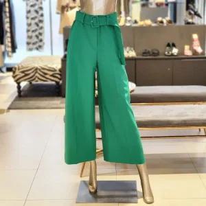 MD8NRPQ1590_벨트 와이드 슬랙스 팬츠