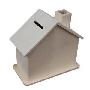 나무집 저금통만들기 집모양 굴뚝 1개