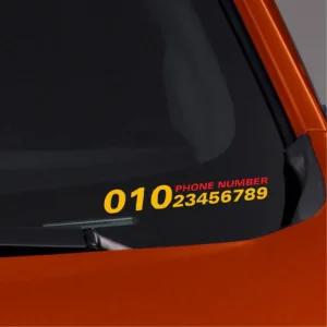 매너주차 전화번호알림 앞유리부착스티커 차주연락처 차량