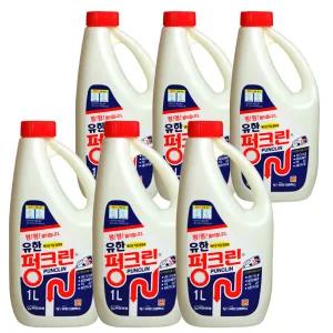 유한 펑크린 1L x 6개 뚜러펑 하수구 배수관 막힘 1930162 유한양행 J