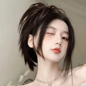 고품질 가시번 트렌드 올 까치머리 집게 깃털 가발 집게핀 가 (WFJE053)