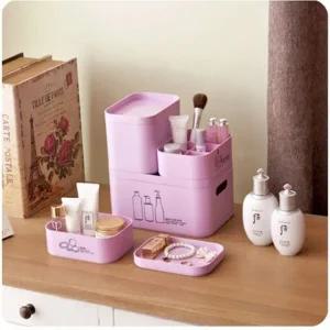화장품정리함 소품 수납함 정리대 화장대 중형 대형