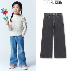 [탑텐키즈](의정부점)25년 FW 여아) 플레어 데님 팬츠 MKF3DP2212