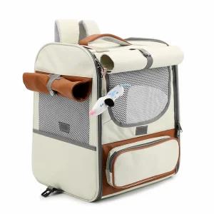 퍼피허그 루카롱 강아지 백팩 캐리어 산책 이동 가방 고양이 애견 기내용 컨넬 카시트 배낭 외출 여행용