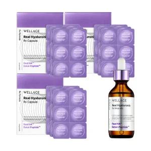 최신상 웰라쥬 리얼 히알루로닉 히알루론산 캡슐앰플 54회분 +앰플 55ml