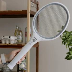 전기 파리채 모기 전자 휴대용 건전지 캠핑 중형