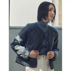 탑텐 여성 리버서블 퀼팅 점퍼MSE4TC2014 MSE4TC2014