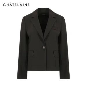 [샤트렌] 가슴 포켓 테일러드 싱글 재킷_HCDFJK101