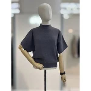 갤러리아 이프네 가을 가오리핏 반목 반팔니트 (DP7WKP02)