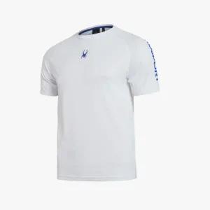 [롯데백화점]스파이더 공용 유로스포츠 반팔 티셔츠 SPIMCNRS222UWHT