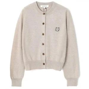 메종키츠네 여성 볼드 폭스헤드 레귤러 가디건 MW00508KT1036-H218