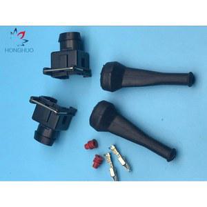 인젝터 커넥터 PAIR 고무 키트 10 EV1 전원 미니 스타일 주니어 플러그 부츠가있는