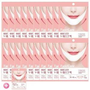 팩미인 하이드로겔 리프팅 콜라겐 브이라인 마스크팩 20+1 총21개