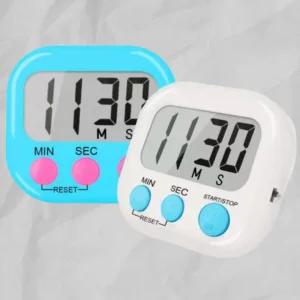 주방타이머 요리타이머 자석부착 무소음 공부 알람 100데시벨 다용도 시계 조리용