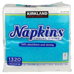 커클랜드 코스트코 대용량 테이블 냅킨 330매 x 4개입
