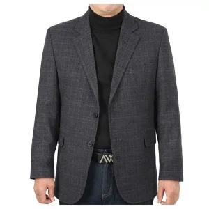 [리빌모아]남자 겨울 캐주얼 체크 울론 콤비자켓 AR COW JPM 100_P404667858