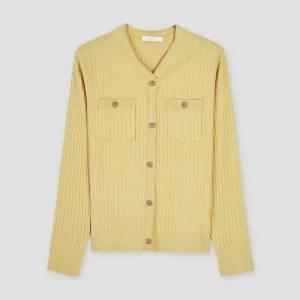 [롯데백화점]CLOVIS 슬림핏 가디건형 풀오버  CVKRE4903M