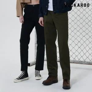 [버커루] 벨티드 스트레이트 팬츠 남녀 4컬러 택1
