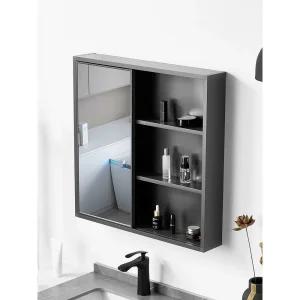 욕실슬라이드장 화장실 선반장 미닫이 상부장 수건장