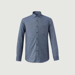 [롯데백화점]인디안 중년 남성 면 혼방 솔리드 셔츠 MIENL4F830157GL