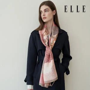 [롯데백화점]엘르 줄리아페이즐리 실크 스카프 SE839S305