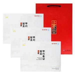 동진제약 발효뿌리홍삼 230g X 3개 홍삼정과 30뿌리 개별포장 부모님 영양간식