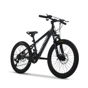 AU테크 트랙션 M722 주니어 시마노21단 MTB자전거 블랙 22인치