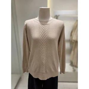 [SOUP](하남점)숲 꽈배기 포인트 라운드넥 니트 (SB9LK32)