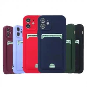 갤럭시 S21 G991 파스텔 카드 지문방지 카메라 보호 컬러 젤리 케이스