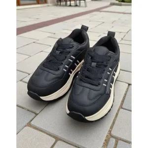 [갤러리아] [센터시티] 고세 여성 데일리 키높이 소가죽 스니커즈 OZP5F013 블랙