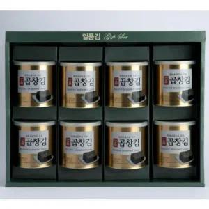 고품질 Ksr 하나맛김 일품 조미 곱창김 선물세트 8캔 (WFJLIU7)