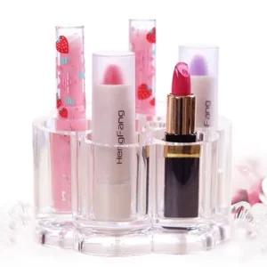 고품질 깔끔 아크릴 화장품 보관 트레이 진열 받침대 6칸 (WFJLLOV)