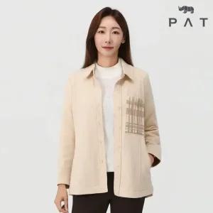 [PAT 여성] 빅포켓 프린트 울 셔츠_1J81533