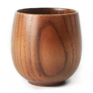 옻칠 항아리 나무 물컵 150ml 원목컵 사찰 찻잔 녹차컵 캠핑
