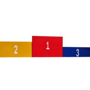 목재 수납형 시상대 1 내후성 선반이 야광 눈금자 내구성 다층 테이블 진열대