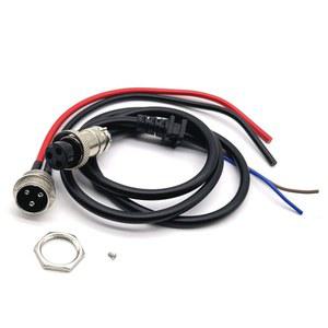 전기 스쿠터 커넥터 용 60V 10A 캡이있는 3Pin 배터리 충전기 포트 소켓 전자 자전거 리튬