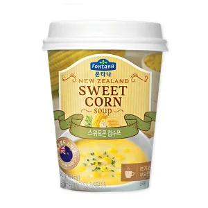 폰타나 뉴질랜드 스위트콘 수프 즉석컵 20g  x 3개