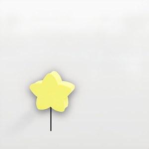 노란 하트 모양 스타 자동차 안테나 토퍼 - 주차장에서 쉽게 찾을 수 있는 차량 볼 외부 액세서리(스타)