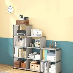 책장 수납장 틈새 옷장 선반 사무실 조립식 미니 2단 4단