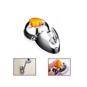 흡착식 원터치 샤워헤드 걸이(약7x14cm) 간편설치