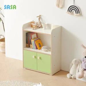 [SASA]사사가구 데이스타 모듈 2단 600 수납책장 2도어