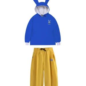 쇼넷 토끼귀 보드복 맨투맨 남녀공용 기모 스드 후드티