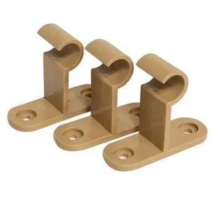 고품질 f커튼브라켓 15mm 3P k-346 (브라운) 커텐 커튼봉걸이 (W56443B)