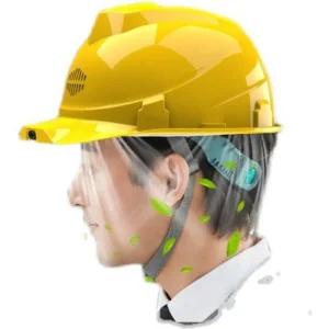 헬멧 여름 쿨링 하이바 안전모 에어컨 반모 선풍기 통풍