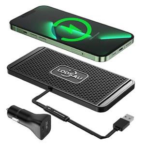 11/12/13/14/14/15/16 프로 맥스 Xs, 삼성 갤럭시 S20, S10+ 노트 9 LG용 차량용 무선 충전 패드 15w 논 슬립 패스트차저