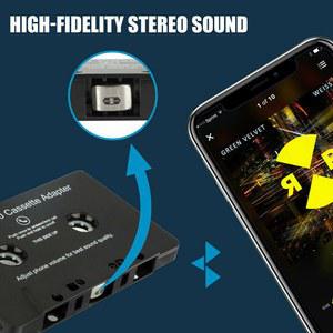 카세트 카팩 테이프 자동차 MP3 블루투스 5 0 핸즈프리 전화번호부 변환기 오래된 플레이어