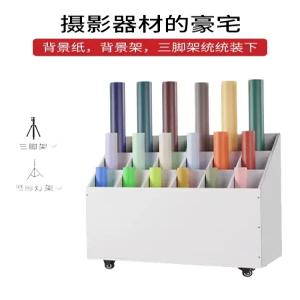 카메라삼각대 장비 이동식 삼각대 보관함 수납 촬영 정리함 선반